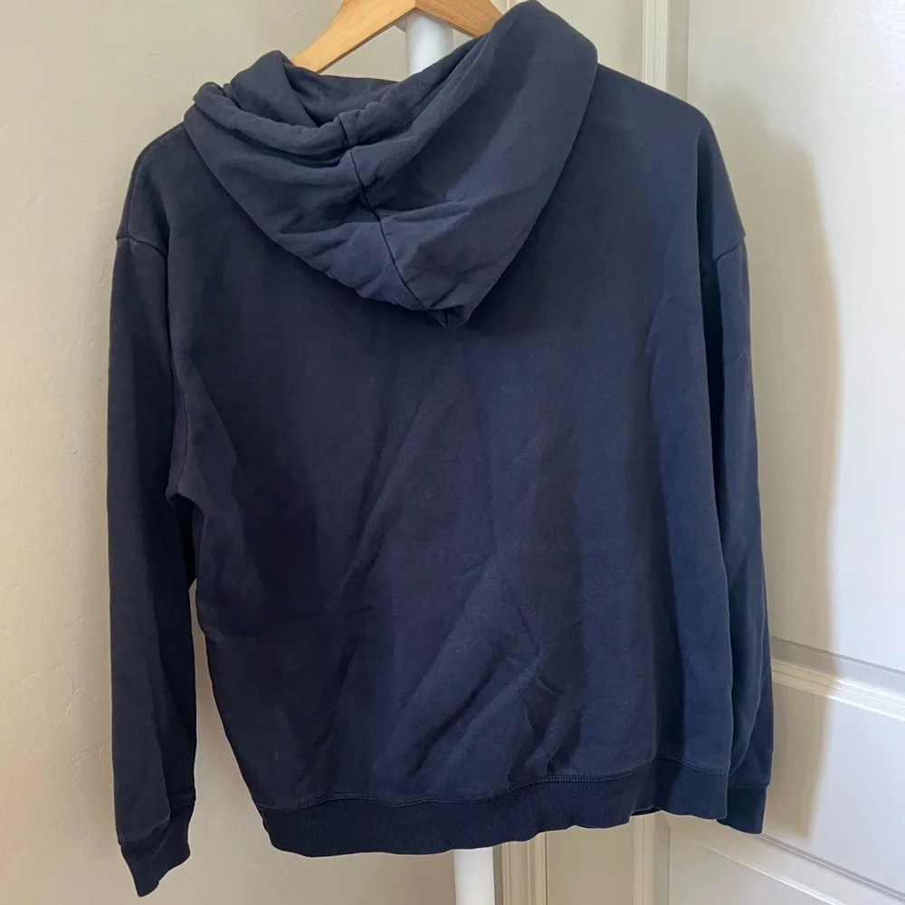 Yale University Hoodie Mens Medium H&M Blue Hooded Sweatshirt NCAA Hooded - Picture 3 of 3